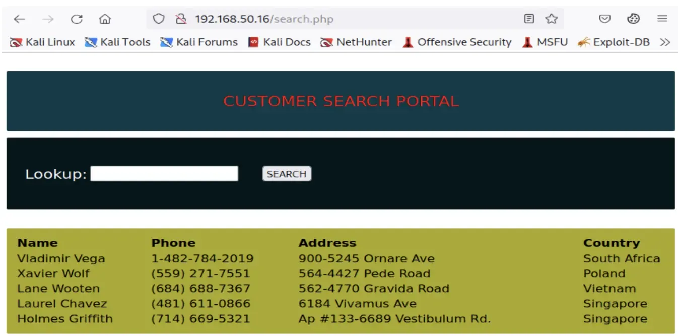 Loading-the-Customer-Search-Portal