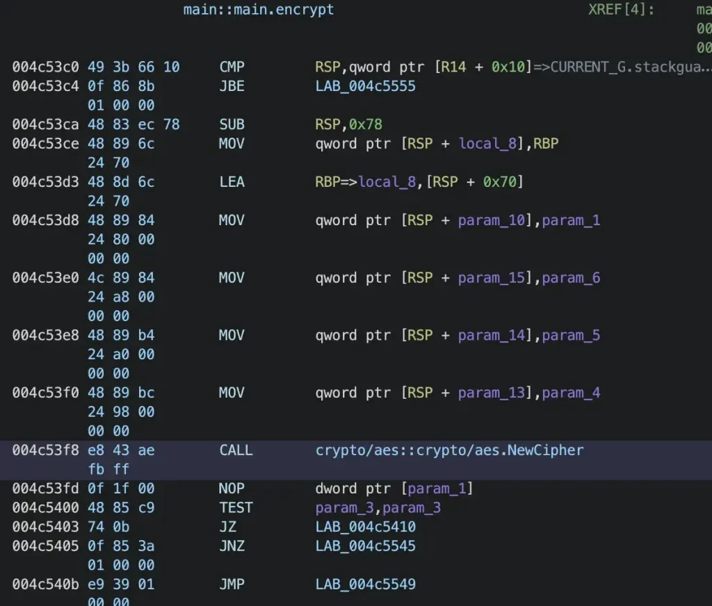 decompile-AES