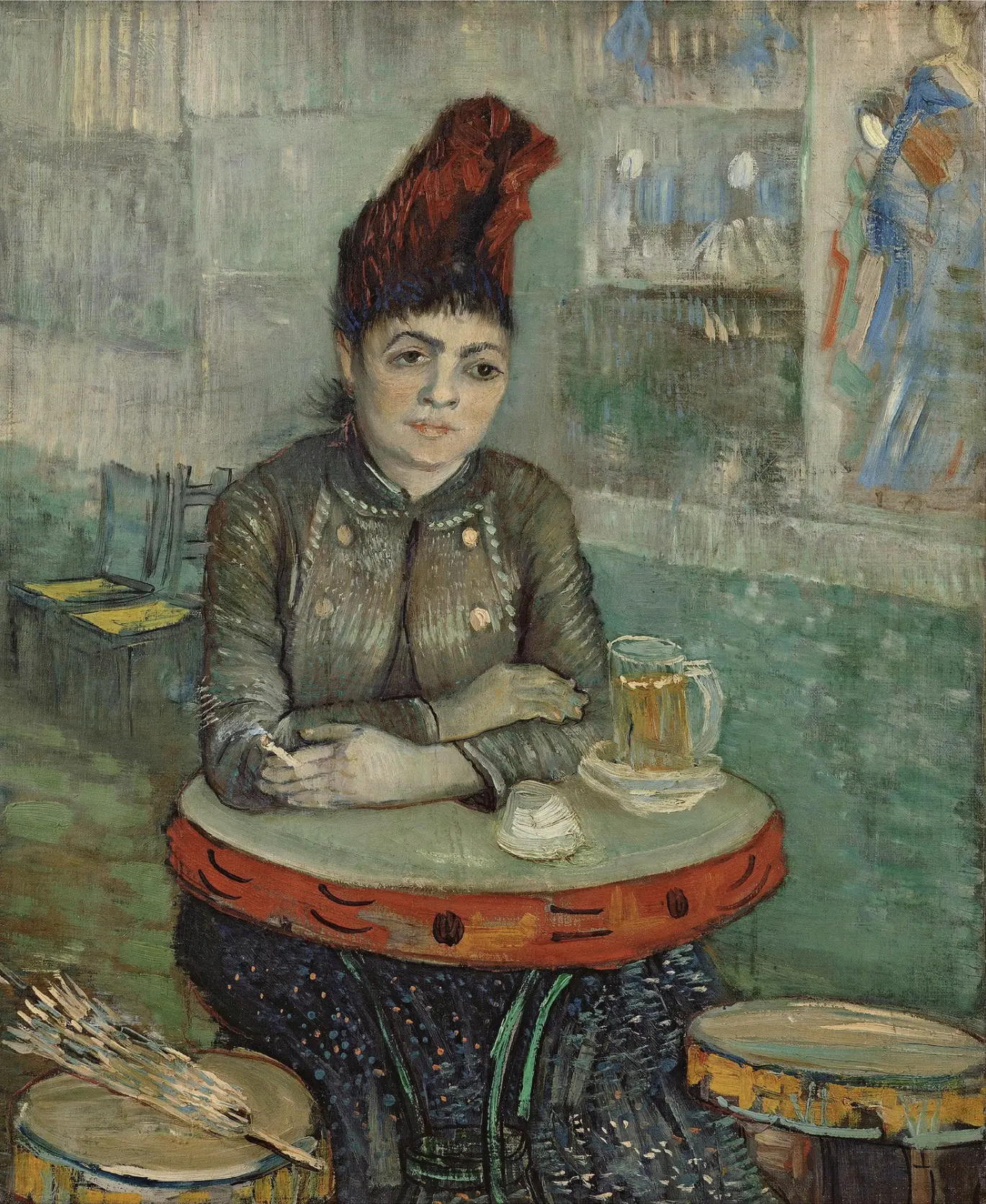 Agostina Segatori Sitting in the Café du Tambourin