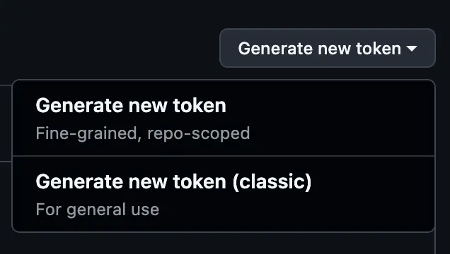 GithubGenerateNewToken